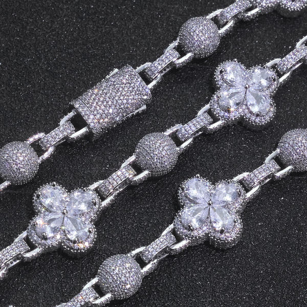 Iced Out Four Leaf Clover Necklace™