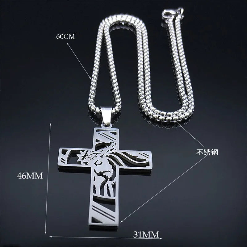 Crown of Thorns Cross Necklace™