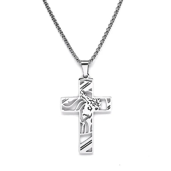 Crown of Thorns Cross Necklace™