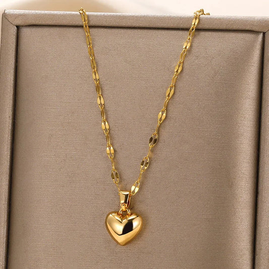 Elegant Heart Pendant Necklace™