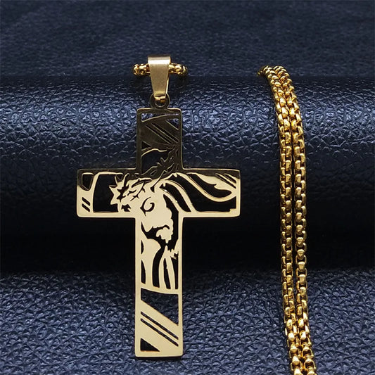 Crown of Thorns Cross Necklace™