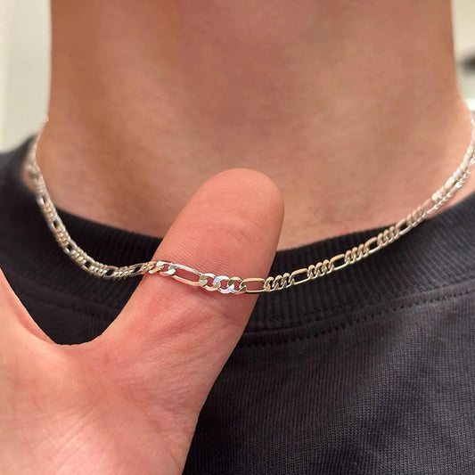 Elegant Silver 4MM Chain Set™